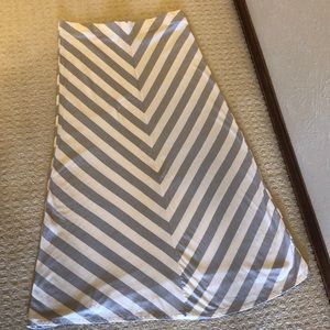 Chevron Maxi Skirt